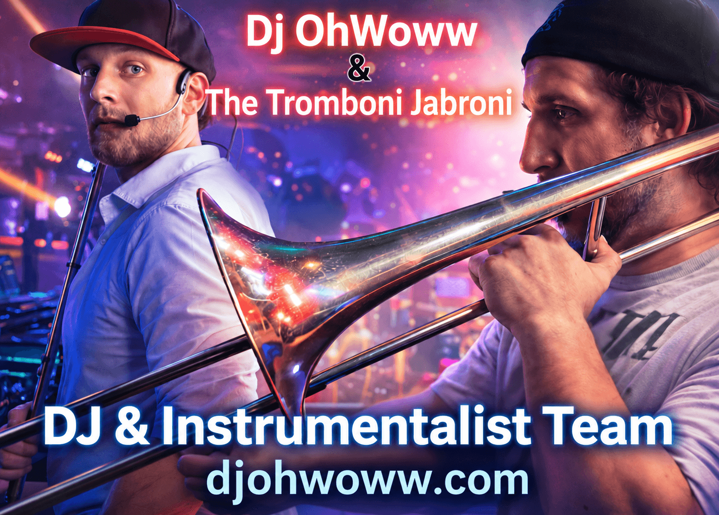 DJ OhWoww and The Tromboni Jabroni performing live